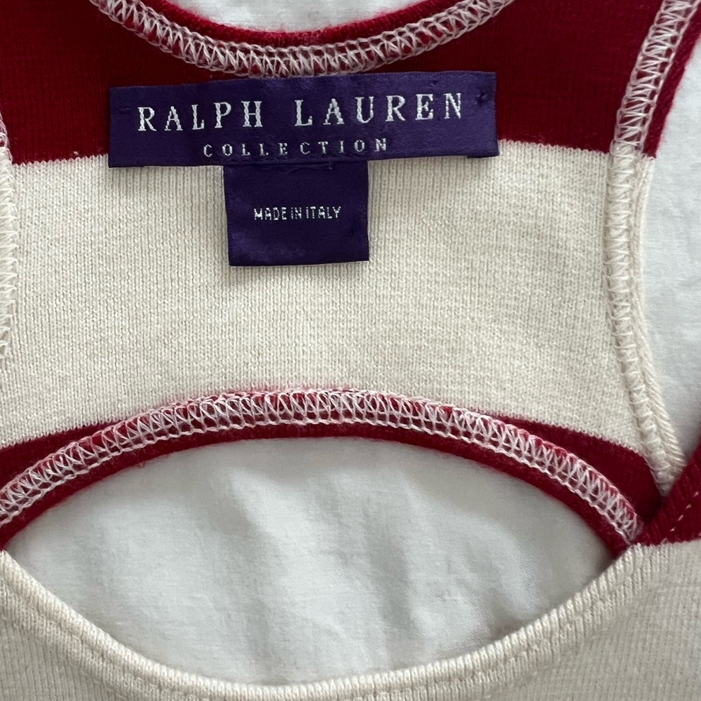 VTG Ralph Lauren Purple Label maxi dress Italy 100% Cashmere M Runway Y2K - Picture 3 of 14